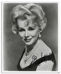 Set of Four Eva Gabor Signed Photos