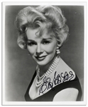 Set of Four Eva Gabor Signed Photos