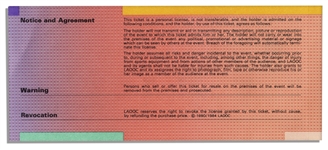 Collection of 1984 Summer Olympic Tickets