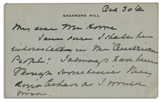 First Lady Edith Roosevelt Autograph Letter Signed