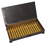 Marlene Dietrich Personally Owned Cigarette Box -- With 15 of Her Gitanes Mais Brand Cigarettes Still Inside