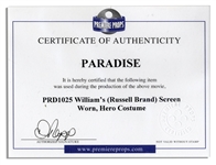 Russell Brand Screen-Worn Hero Costume From His Film ''Paradise''