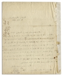 Rare Alexander J. Dallas Autograph Letter Signed as Secretary of The Treasury