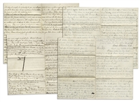 Civil War Letter Lot by a 21st New York Cavalryman -- Describing His Capture of Deserters & Disowning His Own Brother for Deserting -- ...He has lost all claim upon me to call him brother...