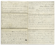 Civil War Letter Lot by a 21st New York Cavalryman -- Describing His Capture of Deserters & Disowning His Own Brother for Deserting -- ''...He has lost all claim upon me to call him brother...''