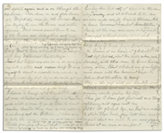 Civil War Letter Lot by a 21st New York Cavalryman -- Describing His Capture of Deserters & Disowning His Own Brother for Deserting -- ''...He has lost all claim upon me to call him brother...''