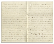 Civil War Letter With Fort Darling Battle Content -- ''...I had one man fall on me...with the back part of his head shove in by a piece of shell...loss is 60 killed wounded & missing...''