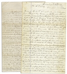 Civil War Letter on the Historic Battle of Shiloh & Its Gory Aftermath -- ''...heads blown off some with a bowl through the eyes & head others with the lower part of their face blown off...''