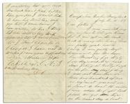 Civil War Letter Right After Gettysburg -- ''...three hard days fiting at Gettysburgh...we drove them back with a very heavy loss...''