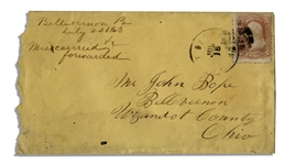 Civil War Letter Right After Gettysburg -- ''...three hard days fiting at Gettysburgh...we drove them back with a very heavy loss...''
