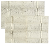 Civil War Letter at Battle of Darbytown Road -- ...before the assaulting colum got within sight of the rebs they set up a awful yell and the rebs opened a murderous fire...