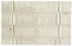 Civil War Letter at Battle of Darbytown Road -- ''...before the assaulting colum got within sight of the rebs they set up a awful yell and the rebs opened a murderous fire...''