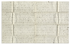 Civil War Letter at Battle of Darbytown Road -- ''...before the assaulting colum got within sight of the rebs they set up a awful yell and the rebs opened a murderous fire...''