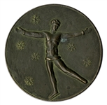 Bronze Olympic Medal From the 1928 Winter Olympics, Held in St. Moritz, Switzerland