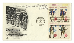 Iwo Jima Flag-Raiser, John Bradley First Day Cover Signed