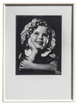 Set of 4 Shirley Temple Framed Studio Portraits