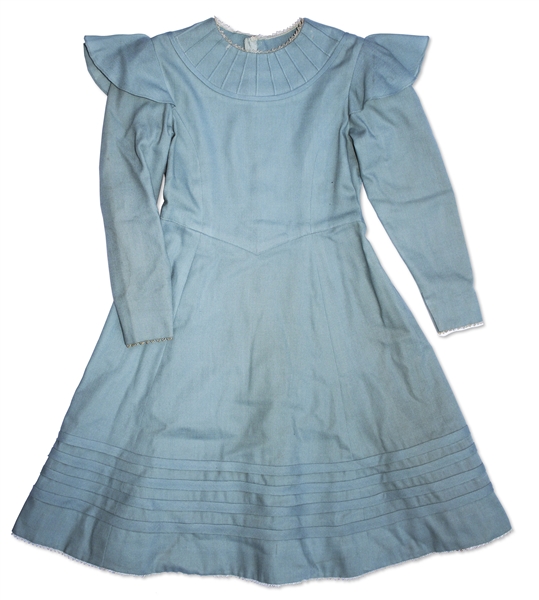 Shirley Temple Screen-Worn Cashmere Dress From 1937 Film ''Wee Willie Winkie''