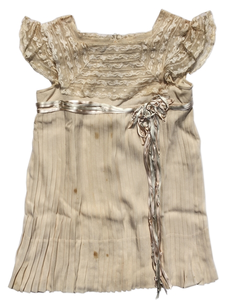 Shirley Temple Personally Owned & Worn Silk Party Dress