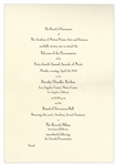 Complete First Draft Production Script and Invitation to the 1972 Academy Awards -- Rare Internal Script & Ticket From the Event's Art Director