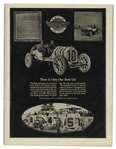 1921 Indy 500 Program -- From the Early Days of Auto Racing & the 10th Year of the Race