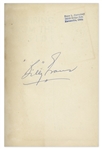 1947 Billy Evans Signed Book ''Umpiring From the Inside'' -- Uninscribed