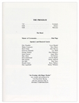''An Evening With Roger Penske'' Program Signed by Penske, Carroll Shelby & Parnelli Jones