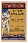 1936 Brooklands Racing Program