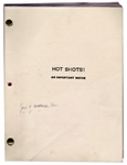 Lloyd Bridges' Personal Copy of ''Hot Shots!'' Movie Script -- With Hand Annotations by Bridges