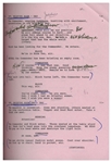 Lloyd Bridges' Personal Copy of ''Hot Shots!'' Movie Script -- With Hand Annotations by Bridges
