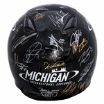 NASCAR Helmet Signed by 41 Drivers, Entire Starting Line-up at the ''Quicken Loans 400'' -- Signatures From Dale Earnhardt, Jr., Brad Keselowski, Jimmie Johnson & 38 More -- With NASCAR COA