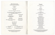 37th Academy Awards Presentation Program