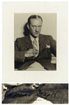 Conrad Nagel Signed 9 x 12 Photo