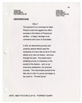 67th Academy Awards Presentation ''Final Draft'' Script -- With Detailed Schedule, Staff List, Rundown & Script