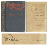 Robert Ripley Signed 1931 Believe it or Not! Book