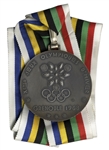 Silver Olympic Medal From the 1968 Winter Olympics, Held in Grenoble, France