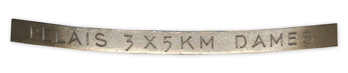 Silver Olympic Medal From the 1968 Winter Olympics, Held in Grenoble, France