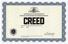 ''Creed'' Clapperboard -- With COA From MGM