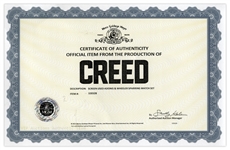 ''Creed'' Sparring Equipment Screen-Used by Michael B. Jordan & Andre Ward -- With COA From MGM