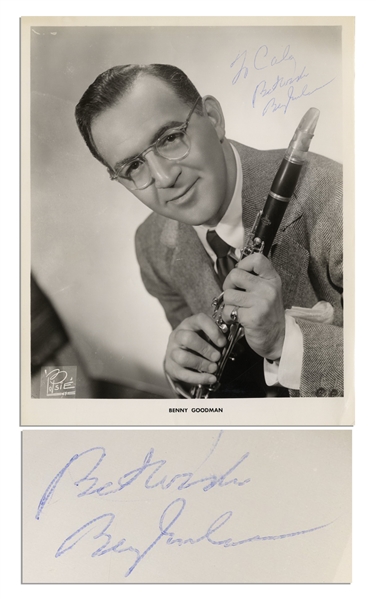 ''King of Swing'' Benny Goodman 8'' x 10'' Glossy Signed Photo