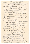 Dwight Eisenhower WWII Autograph Letter Signed -- ''... this war is just one drive for time!...I don't like to appear a weakling or a sissy...''