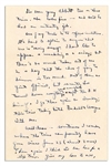 Dwight Eisenhower WWII Autograph Letter Signed -- ''... this war is just one drive for time!...I don't like to appear a weakling or a sissy...''