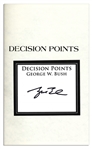 George W. Bush Limited Edition ''Decision Points'' Signed