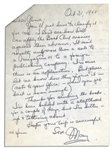 Mary Astor Autograph Letter Signed -- Regarding Astor's Book, ''A Place Called Saturday''