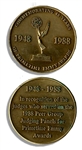 Medal From the 1988 Primetime Emmy Awards, Honoring the 40th Anniversary