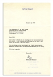 Ronald Reagan Typed Letter Signed in 1978 -- ''...You are doing a great job; keep it up...''