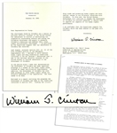 Bill Clinton Typed Letter Signed as President 1 Day Before He Left Office -- ...a matter of national security interest to the United States... -- Signed With Full Name William J. Clinton