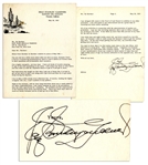 Perry Mason Author Erle Stanley Gardner Typed Letter Signed -- ...You want to know what it is that makes male stars in the late fifties still attractive to young girls...