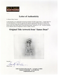 Original Title Artwork From the 1976 Film ''James Dean'' by Legendary Graphic Artist Sandy Dvore