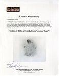 Original Title Artwork From the 1976 Film ''James Dean'' by Legendary Graphic Artist Sandy Dvore