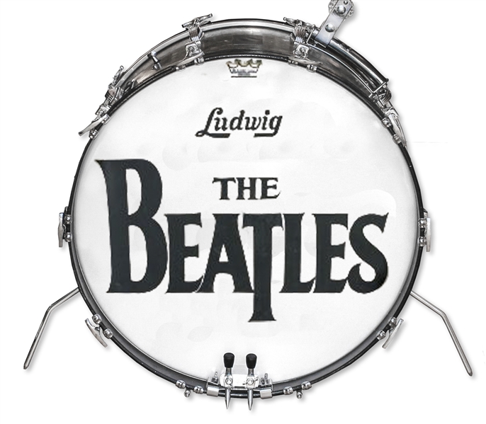Drum Kit Used to Record The Beatles' Very First Single ''Love Me Do'', on Their Debut Album ''Please Please Me'' -- Also Used on ''P.S. I Love You''